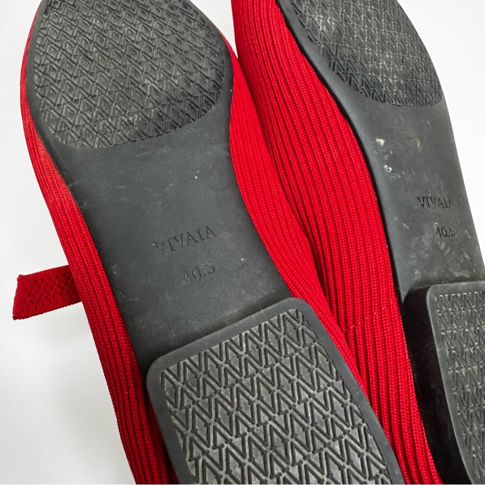 VIVAIA Square-Toe Mary Jane Shoes in Ruby Red - Picture 5 of 5